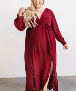 Celine Maxi Dress | Wine
