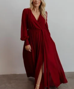 Celine Maxi Dress | Wine