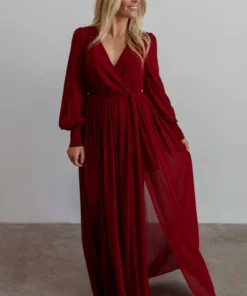 Celine Maxi Dress | Wine