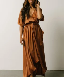 DD Cherish Kimono Maxi Dress | Camel