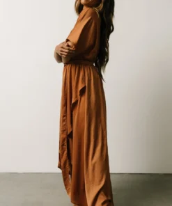 DD Cherish Kimono Maxi Dress | Camel