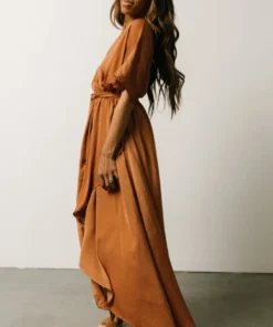 DD Cherish Kimono Maxi Dress | Camel