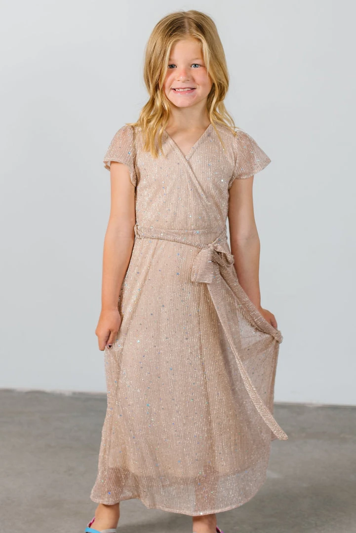 BB Custom Child Grace Sparkle Gown | Champagne Dresses 1 BB Custom Child Grace Sparkle Gown | Champagne Dresses