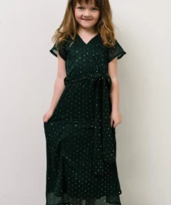 BB Custom Dresses Child Grace Sparkle Gown | Emerald