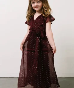 BB Custom Child Grace Sparkle Gown | Mulberry