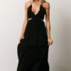 DD Dresses Cinque Terre Tie Maxi Dress | Black