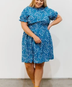HAY Clarice Print Dress | Blue