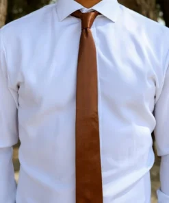 BB Custom Baltic Born Exclusive Classic Satin Tie | Bronze