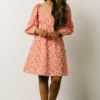 BS Clem Baby Doll Mini Dress | Orange Floral