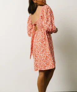 BS Clem Baby Doll Mini Dress | Orange Floral