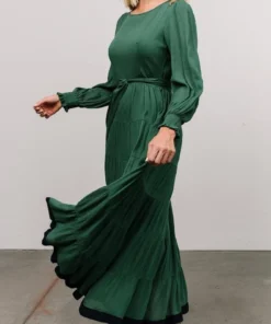IL Colbie Tiered Maxi Dress | Green Dresses
