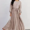 IL Dresses Colbie Tiered Maxi Dress | Taupe