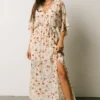 AK Corinth Maxi Dress | Cream Floral