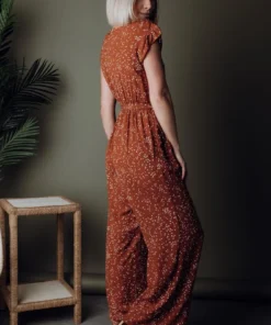 HAY Dakota Jumpsuit | Rust Print Best Sellers