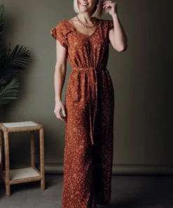 HAY Dakota Jumpsuit | Rust Print Best Sellers