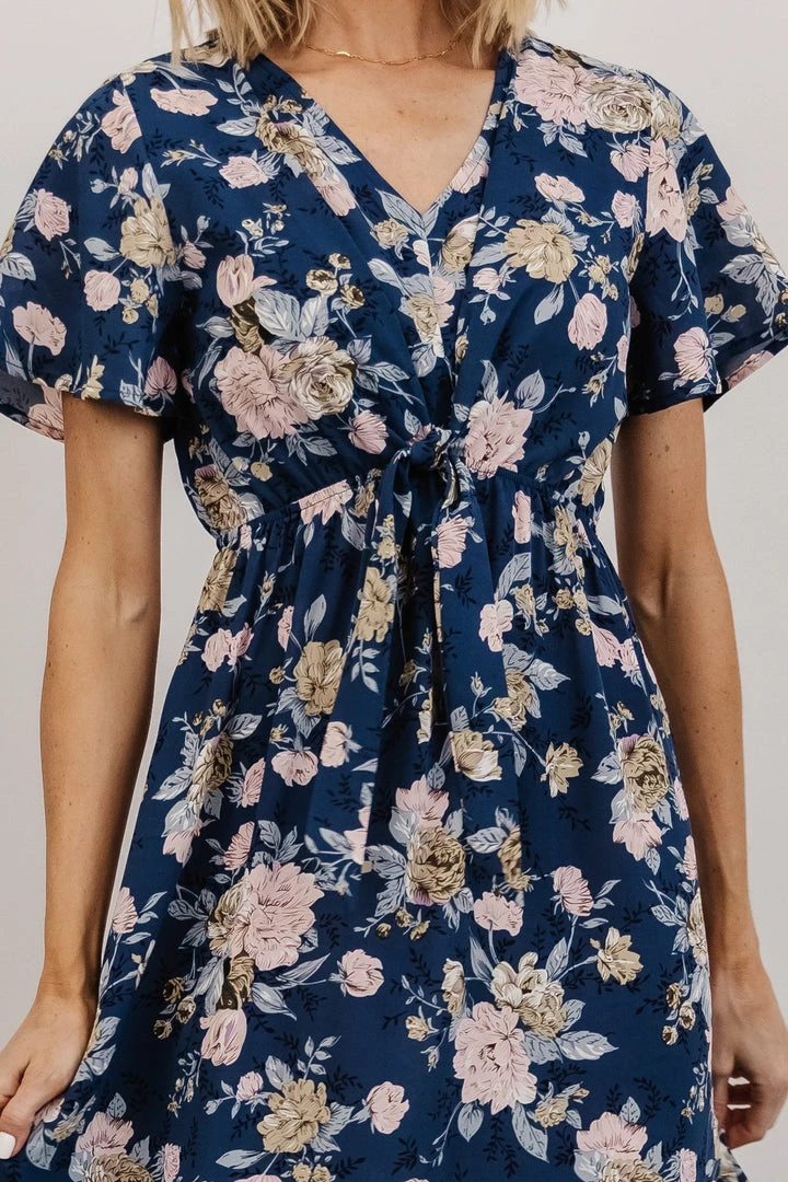 HAY Dresses Daphne Midi Dress | Blue Floral 3 HAY Dresses Daphne Midi Dress | Blue Floral