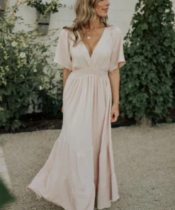 RR Delilah Maxi Dress | Blush