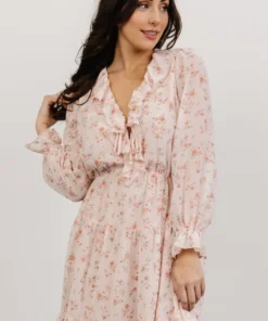 AK Doris Mini Dress | Blush Floral Dresses