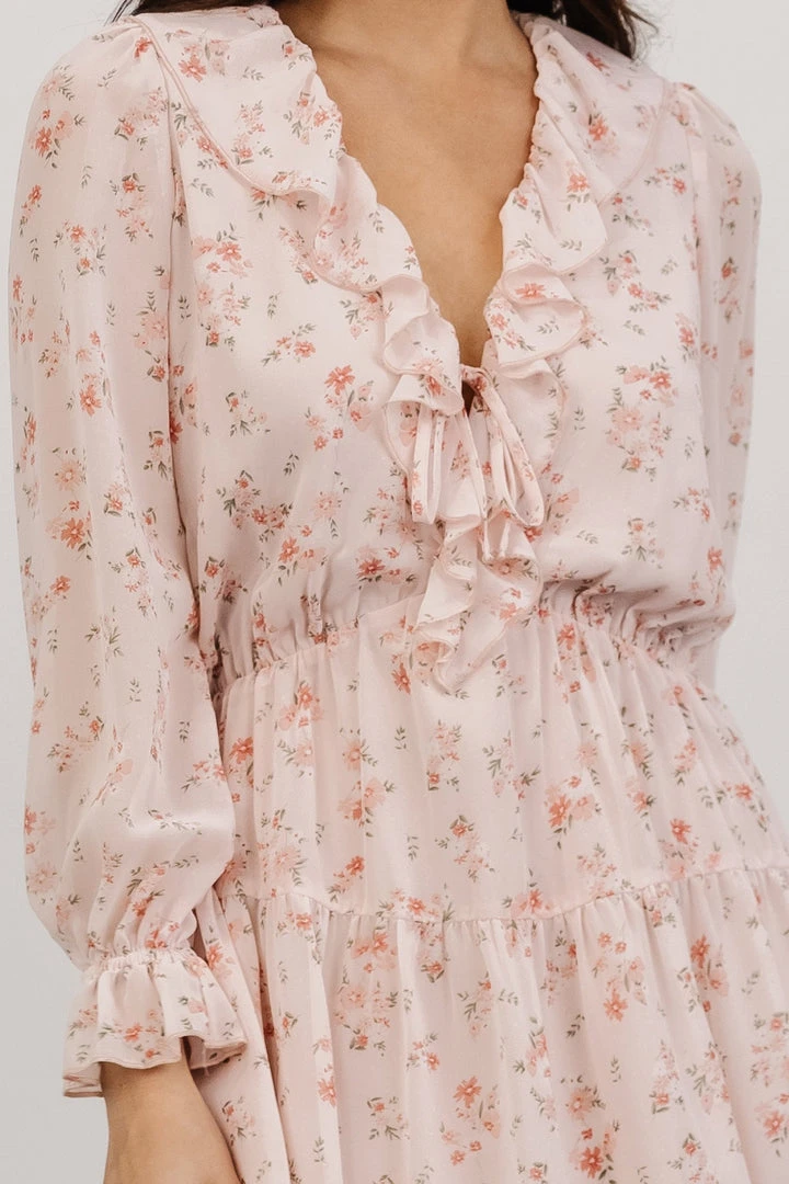 AK Doris Mini Dress | Blush Floral Dresses 8 AK Doris Mini Dress | Blush Floral Dresses