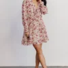 AK Doris Mini Dress | Rose Floral Dresses