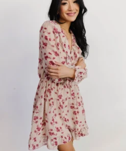 AK Doris Mini Dress | Rose Floral Dresses