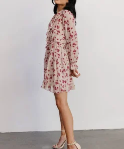 AK Doris Mini Dress | Rose Floral Dresses