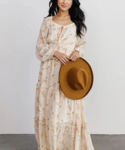 BB Custom Eden Smocked Maxi Dress | Golden Print