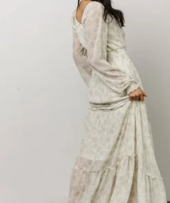 BB Custom Eden Smocked Maxi Dress | Sage Print Dresses 9 BB Custom Eden Smocked Maxi Dress | Sage Print Dresses