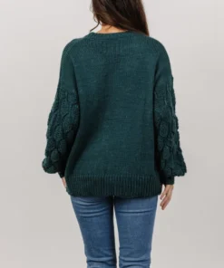 HAY Edna Knit Sweater | Topaz 8 HAY Edna Knit Sweater | Topaz