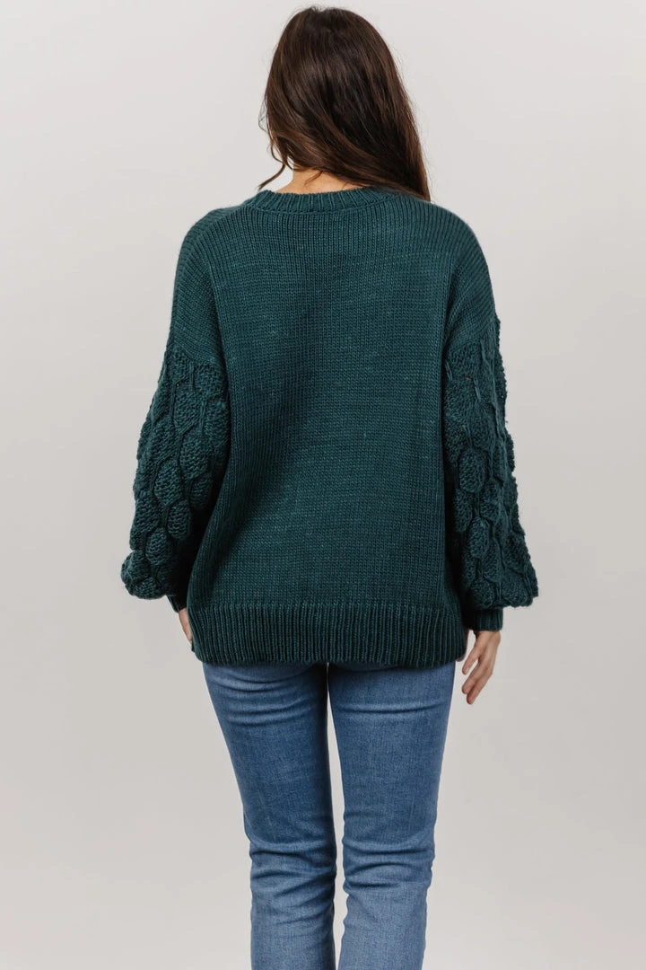 HAY Edna Knit Sweater | Topaz 3 HAY Edna Knit Sweater | Topaz