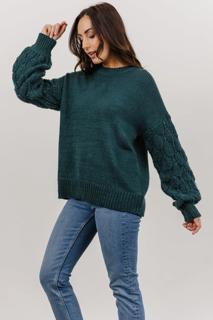 HAY Edna Knit Sweater | Topaz 2 HAY Edna Knit Sweater | Topaz