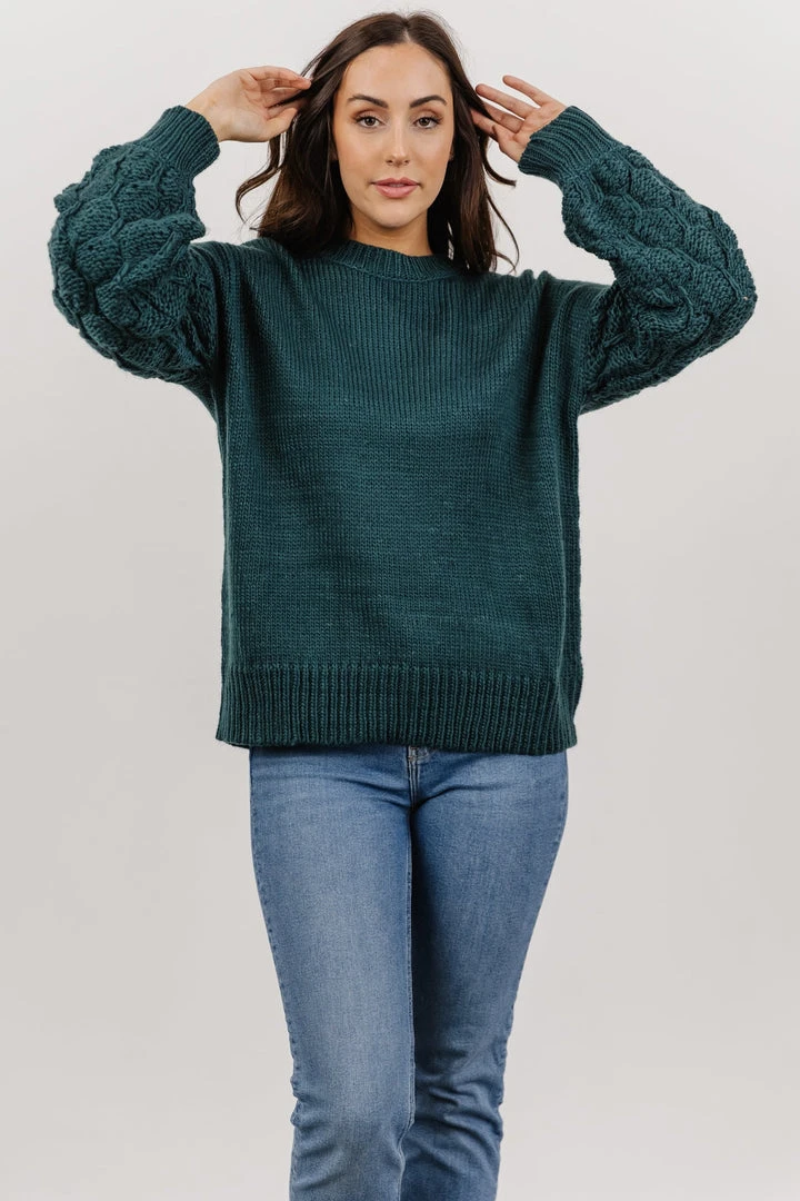 HAY Edna Knit Sweater | Topaz 1 HAY Edna Knit Sweater | Topaz