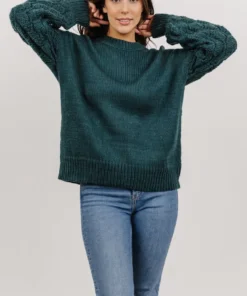 HAY Edna Knit Sweater | Topaz 10 HAY Edna Knit Sweater | Topaz