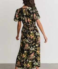 SL Eleanor Midi Dress | Black Floral Dresses 15 SL Eleanor Midi Dress | Black Floral Dresses