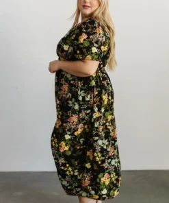 SL Eleanor Midi Dress | Black Floral Dresses 17 SL Eleanor Midi Dress | Black Floral Dresses