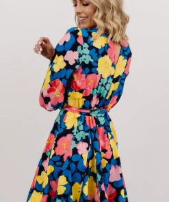 SL Elena Mini Dress | Navy Multi Floral Shop All 9 SL Elena Mini Dress | Navy Multi Floral Shop All