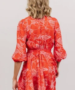 SL Shop All Elena Mini Dress | Red + Pink Floral 7 SL Shop All Elena Mini Dress | Red + Pink Floral