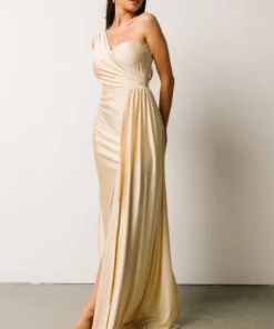RR Ella One Shoulder Gown | Natural Dresses