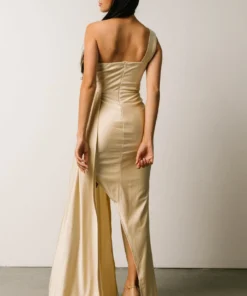 RR Ella One Shoulder Gown | Natural Dresses