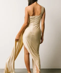 RR Ella One Shoulder Gown | Natural Dresses