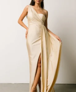 RR Ella One Shoulder Gown | Natural Dresses