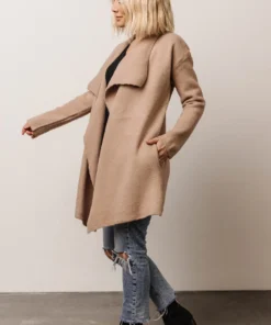 IL Ellison Lapel Cardigan | Beige