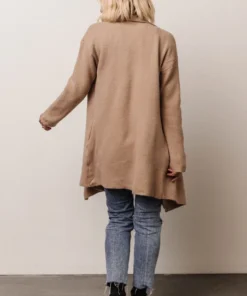 IL Ellison Lapel Cardigan | Beige