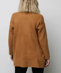 IL Ellison Lapel Cardigan | Camel Tops