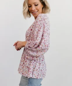 HAY Erica Boho Top | Dusty Purple Floral 9 HAY Erica Boho Top | Dusty Purple Floral