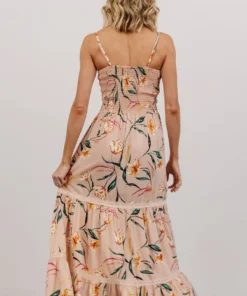 ANG Esme Tiered Maxi Dress | Blush Floral 9 ANG Esme Tiered Maxi Dress | Blush Floral