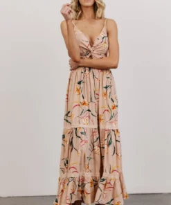 ANG Esme Tiered Maxi Dress | Blush Floral 10 ANG Esme Tiered Maxi Dress | Blush Floral