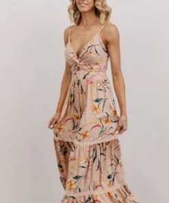 ANG Esme Tiered Maxi Dress | Blush Floral 13 ANG Esme Tiered Maxi Dress | Blush Floral