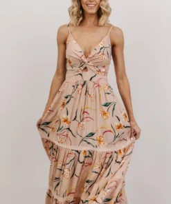 ANG Esme Tiered Maxi Dress | Blush Floral