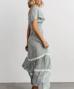 IL Eva Maxi Dress | Green Floral Dresses